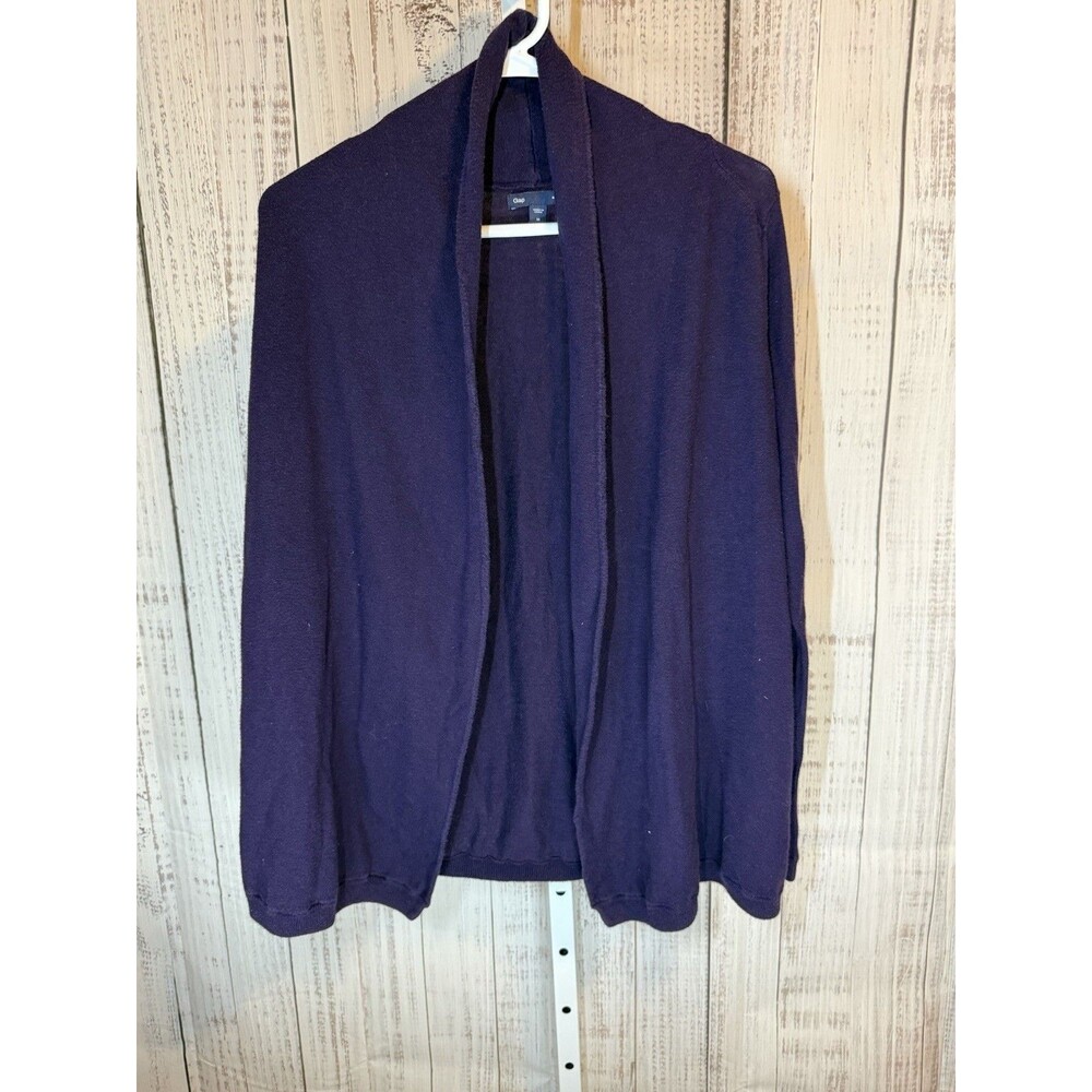 Gap Women’s Cardigan Medium Purple Long Sleeve